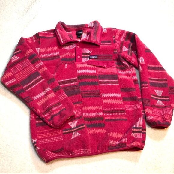 PATAGONIA SNYCHILLA               GIRLS FLEECE PULLOVER - Picture 1 of 8